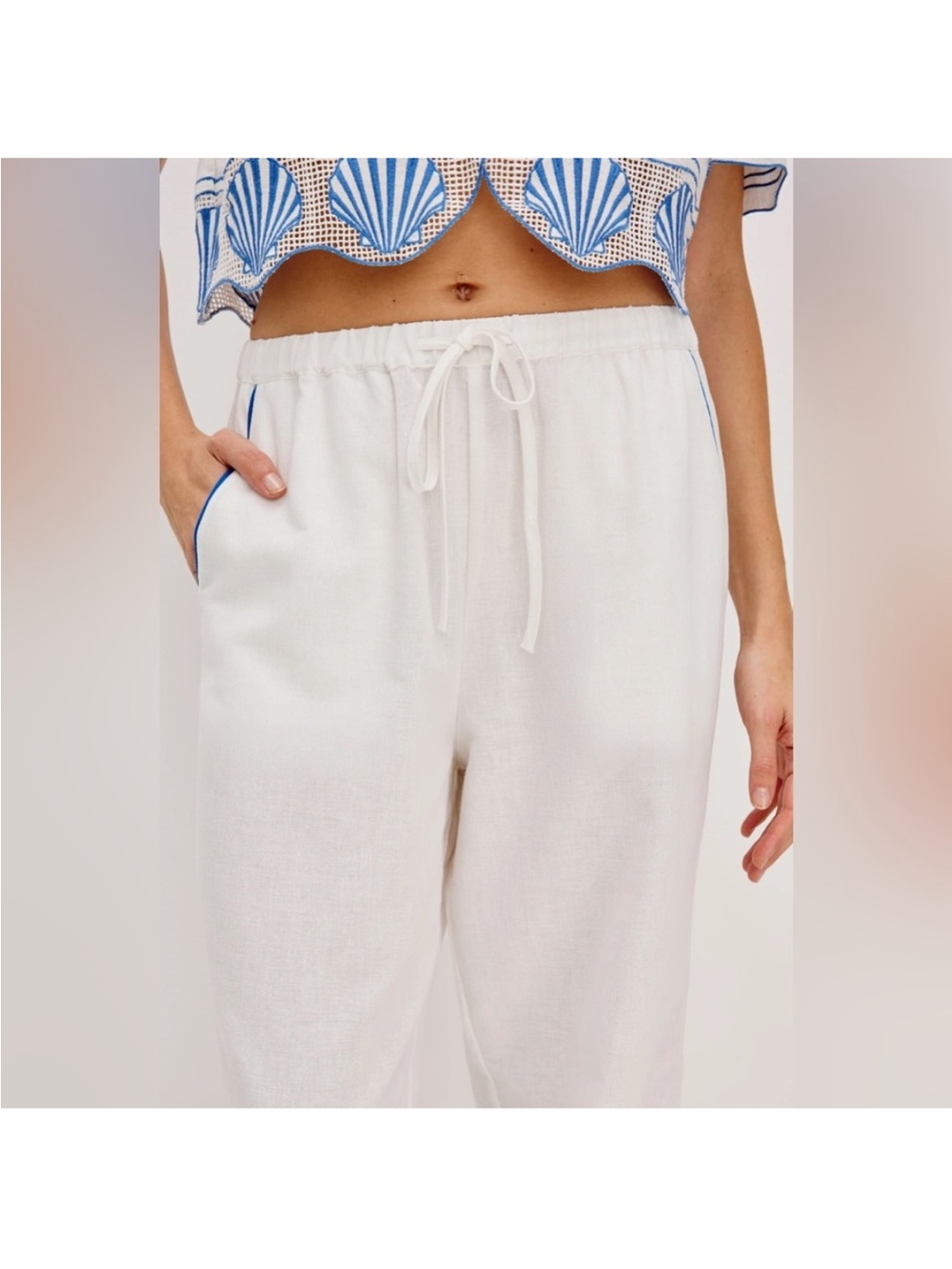 Rails Cream Tildi Lightweight Drawstring Pants - Picture 3 of 14